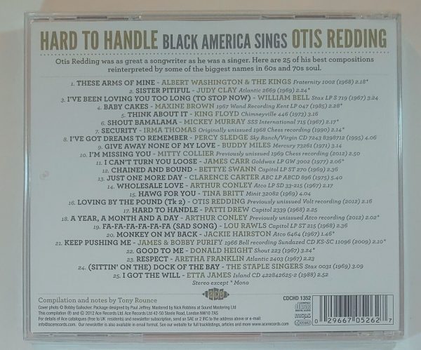 HARD TO HANDLE - BLACK AMERICA SINGS REDDING   CD BRAND NEW - Image 3