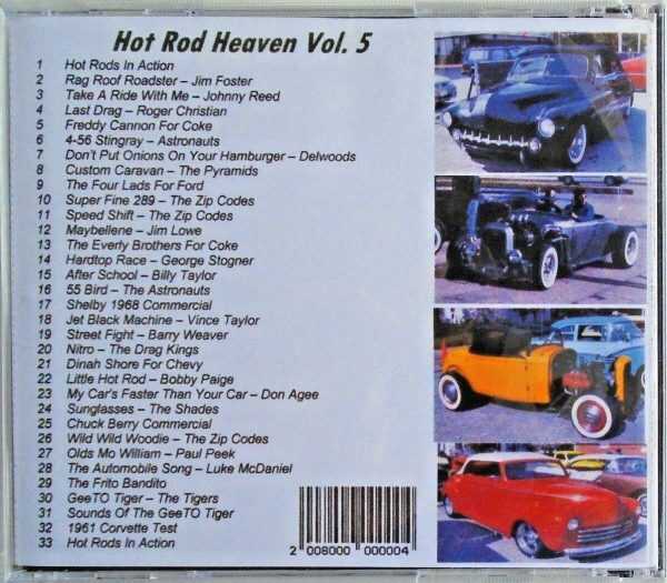 HOT ROD HEAVEN - CD - Vol. 5 - BRAND NEW - Image 3