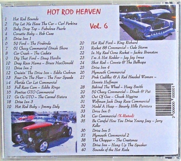 HOT ROD HEAVEN - CD - Vol. 6 - BRAND NEW - Image 3