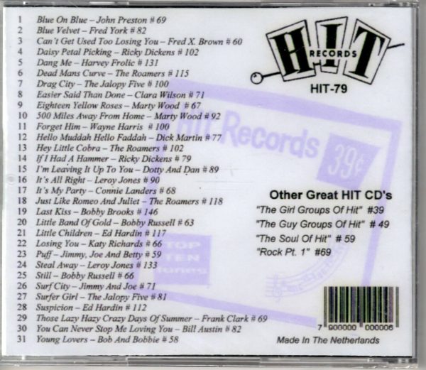 Hit Records - Rock Sides Pt. 2 - CD - Brand New - Image 3