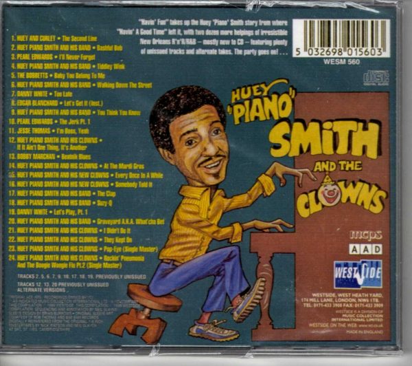 Huey "Piano" Smith - Havin Fun With - CD - Brand New! - Image 3
