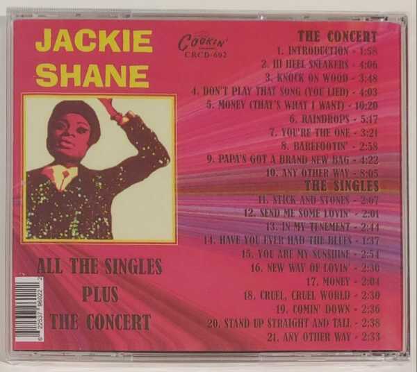 JACKIE SHANE - ALL THE SINGLES PLUS THE CONCERT  CD     BRAND NEW - Image 3