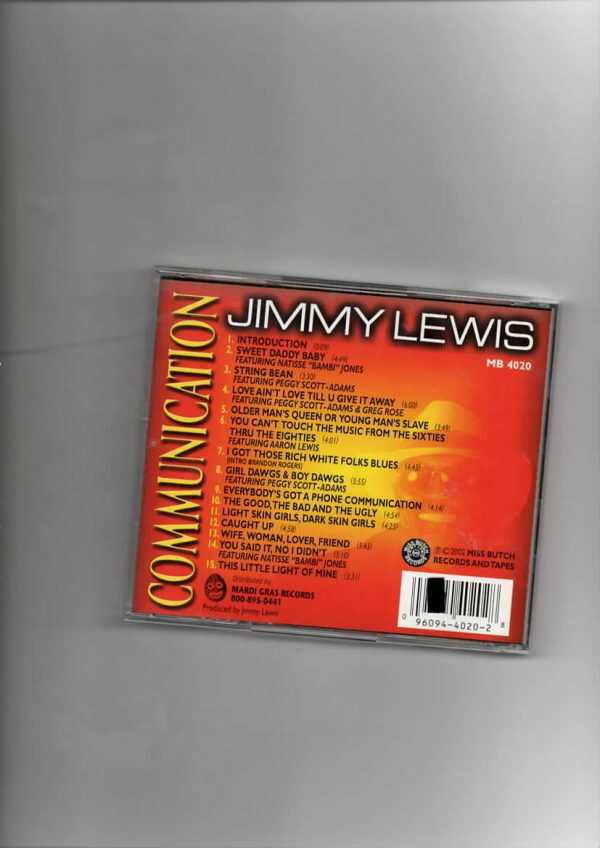 JIMMY LEWIS - COMMUNICATION-CD - Image 3