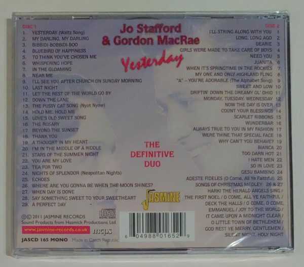 JO AND GORDON MACRAE STAFFORD - YESTERDAY   CD     BRAND NEW - Image 3