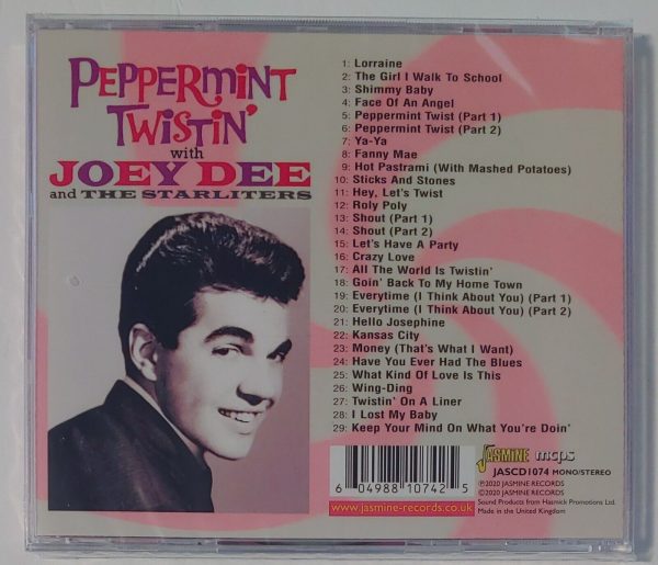 JOEY DEE & STARLITERS - PEPPERMINT TWISTIN'   CD  BRAND NEW - Image 3