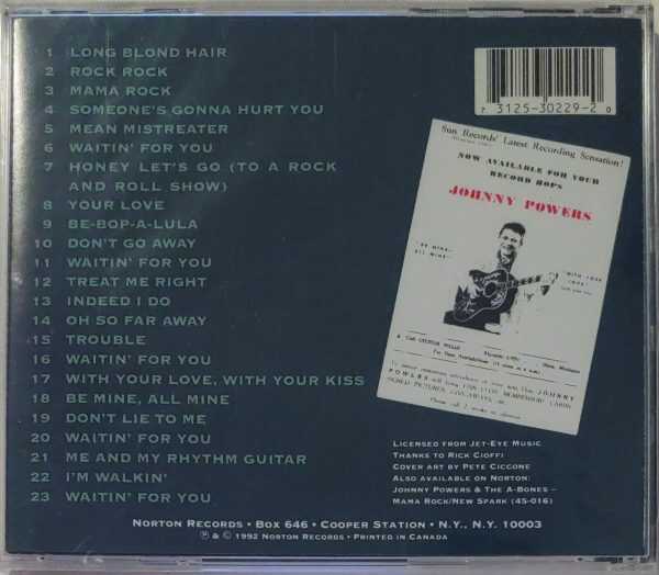JOHNNY POWERS - LONG BLONDE HAIR   CD     BRAND NEW - Image 3