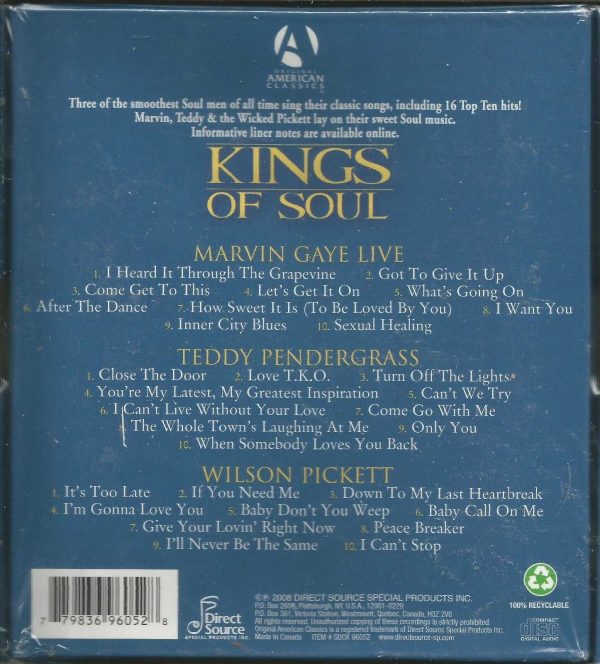 KINGS OF SOUL - Original American Classic - BRAND NEW - 3 CDs - Image 3