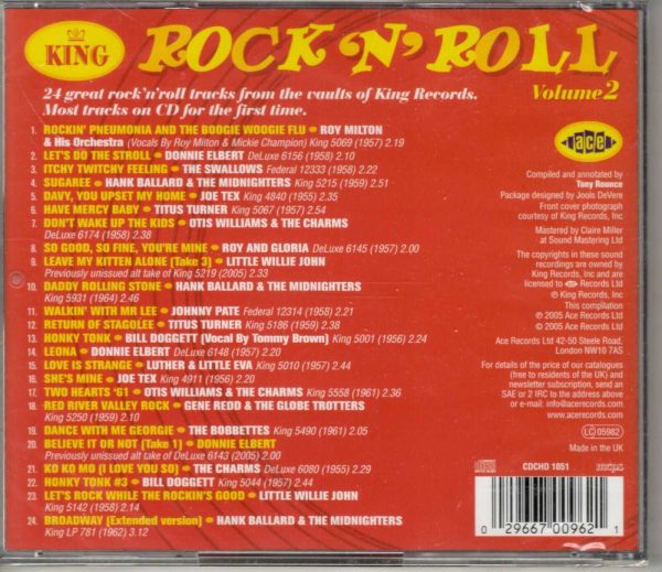 King Rock 'N' Roll, Vol. 2 by Various Artists - CD - Brand New - Image 3