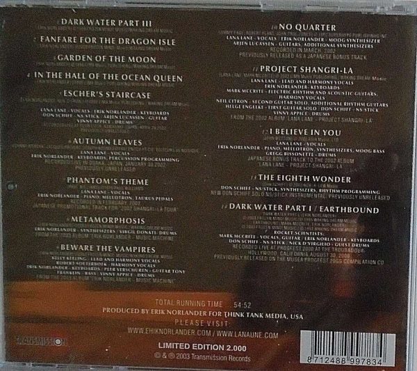 LANA LANE & ERIK NORLANDER - European Tour 2003 - CD - BRAND NEW - Image 3