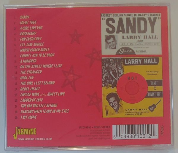 LARRY HALL - SANDY, THE 45'S AND MORE   CD BRAND NEW - Image 3