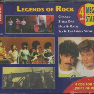 LEGENDS OF ROCK  -  CD - 4 Compact Disc  Set - MEGA STARS - BRAND NEW