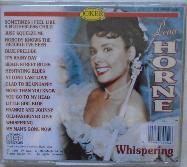 LENA HORNE - Whispering -  BRAND NEW -  CD - Image 3