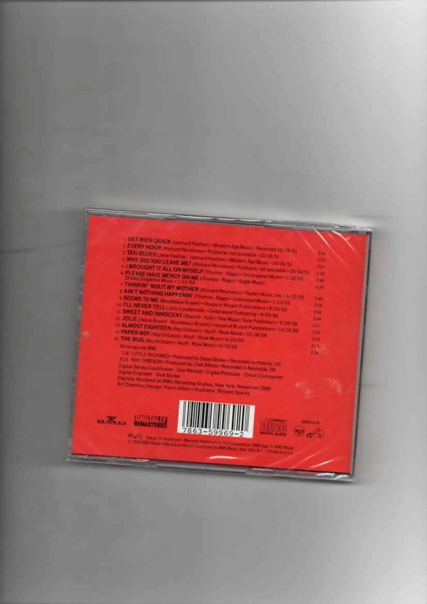 LITTLE RICHARD & ROY ORBISON - ROCK LEGENDS-BRAND NEW CD