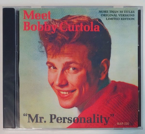 MEET BOBBY CURTOLA - “MR. PERSONALITY”   CD  BRAND NEW