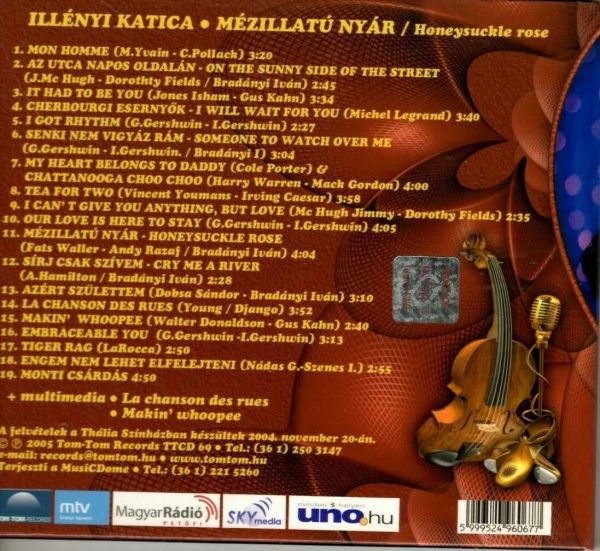 Mezillatu Nyar - Illenyi Katica - CD - Image 3