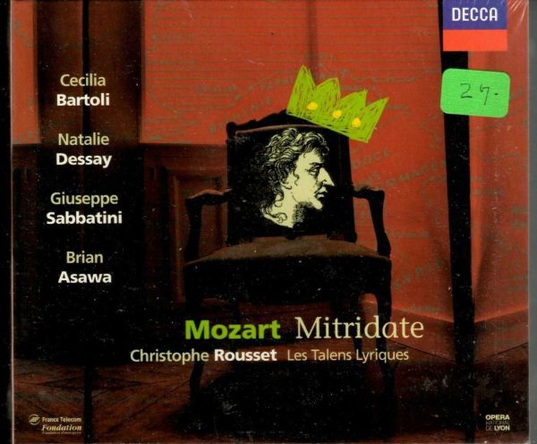 Mozart: Mitridate - 3 CD's - Brand New