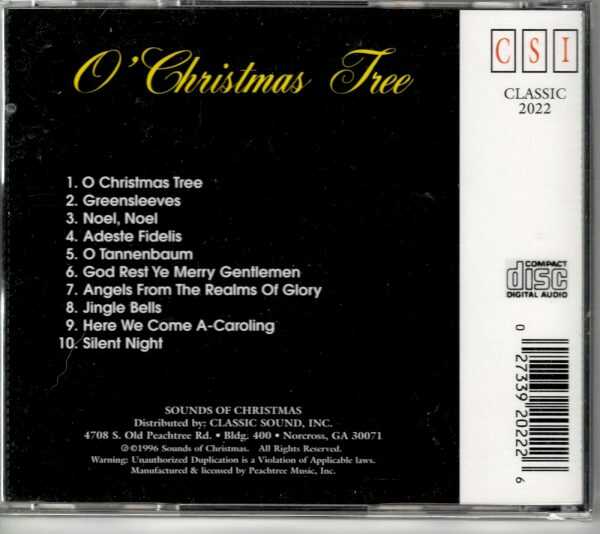 O Christmas Tree - CD - Brand New! - Image 3