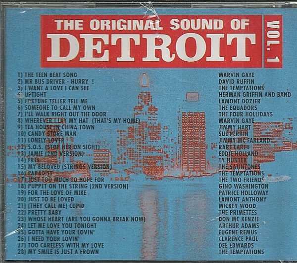 ORIGINAL SOUND OF DETROIT - CD - Vol. 1 - BRAND NEW - Image 3