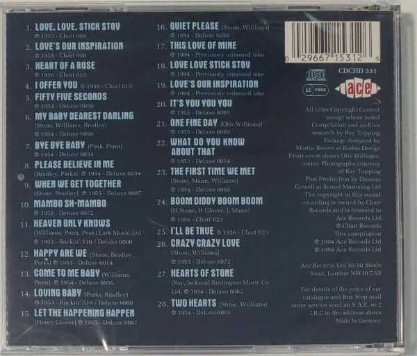 OTIS WILLIAMS & THE CHARMS - THE ORIGINAL ROCKIN AND CHART MASTERS   CD  BRAND N - Image 3
