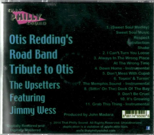 Otis Redding's Road Band - Road Band Tribute To Otis - CD - Brand New - Image 3