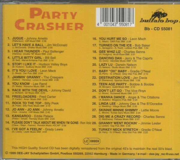 PARTY CRASHER - CD - BRAND NEW - Image 3