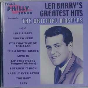 PHILLY SOUND - LEN BARRY'S GREATEST HITS   CD     BRAND NEW