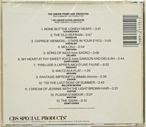 PLAISIR D' AMOUR - CD - World's Most Beautiful Melodies - BRAND NEW - Image 3