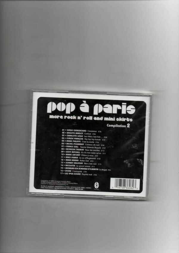 POP A PARIS MORE ROCK & ROLL & MINI SKIRTS COMP VOL 2-BRAND NEW CD - Image 3