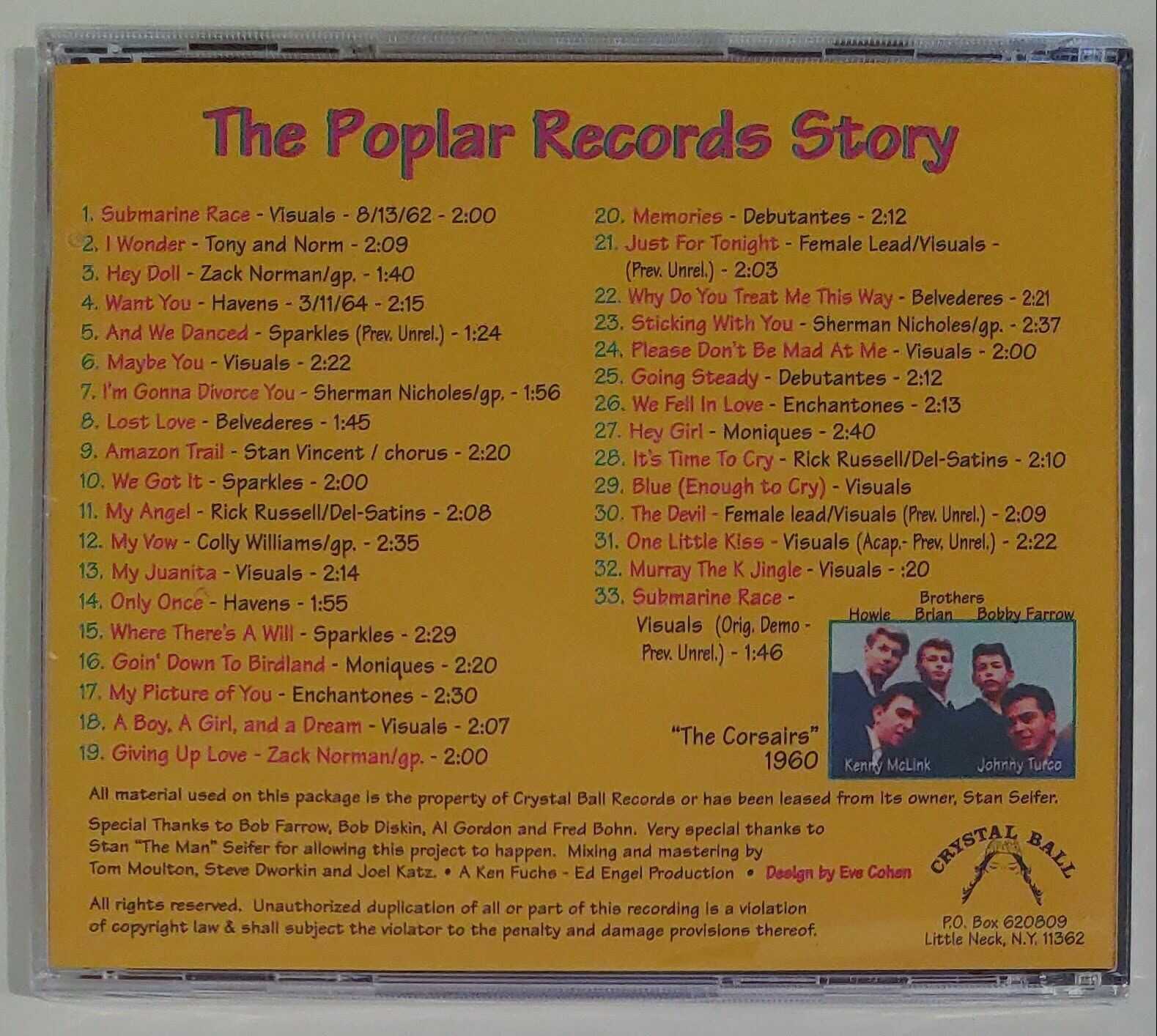 POPLAR RECORDS STORY CD BRAND NEW - Image 3