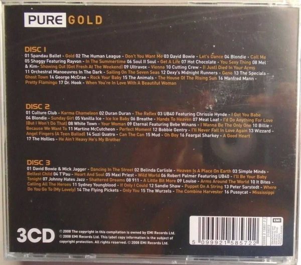 PURE - 3 CD - Gold - BRAND NEW - Image 3