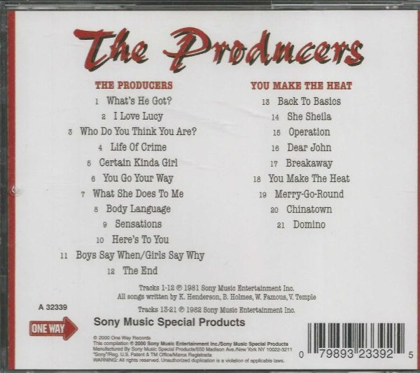 Producers / You Make the Heat CD   Brand New  One Way Label - Image 3