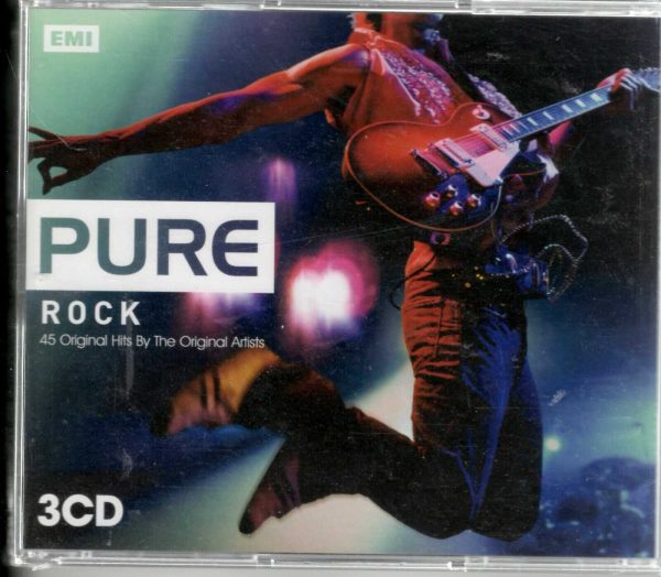 Pure Rock - 45 Original Hits by Original Artists - 3 Cd's - Brand New