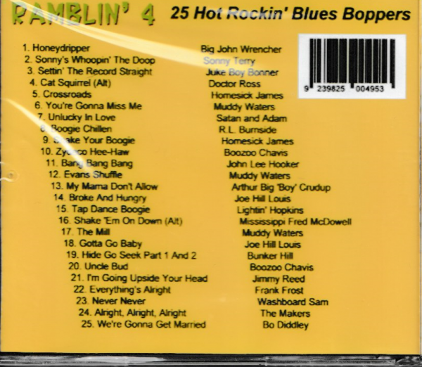 RAMBLIN' - HOT ROCKIN BLUES BOPPERS VOL 4 CD - BRAND NEW - Image 3