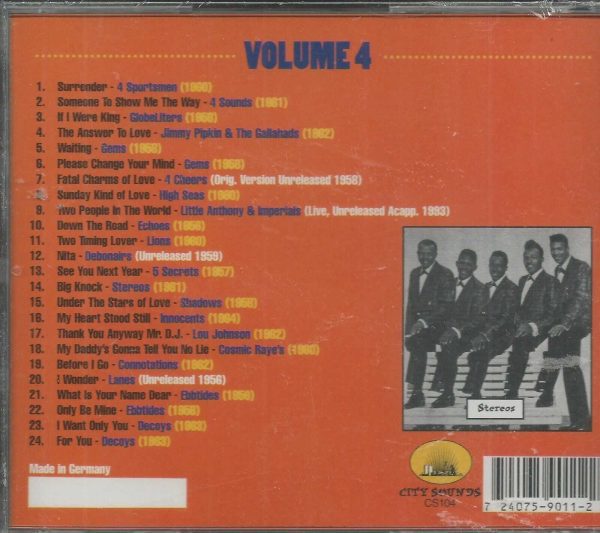RARE AND UNRELEASED  - Vol. 4 - Group Harmony Gems -  BRAND NEW -  CD - Image 3