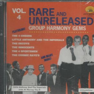 RARE AND UNRELEASED  - Vol. 4 - Group Harmony Gems -  BRAND NEW -  CD