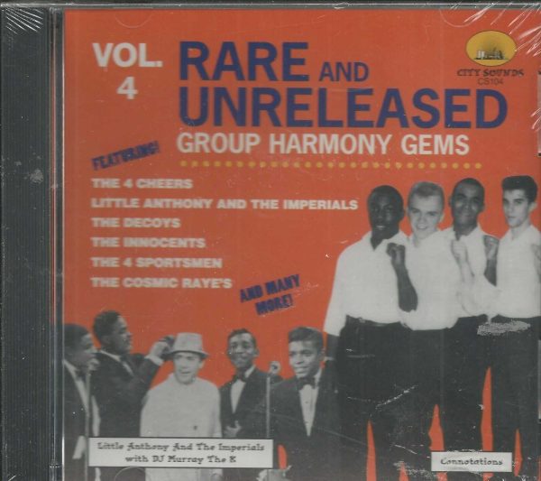 RARE AND UNRELEASED  - Vol. 4 - Group Harmony Gems -  BRAND NEW -  CD