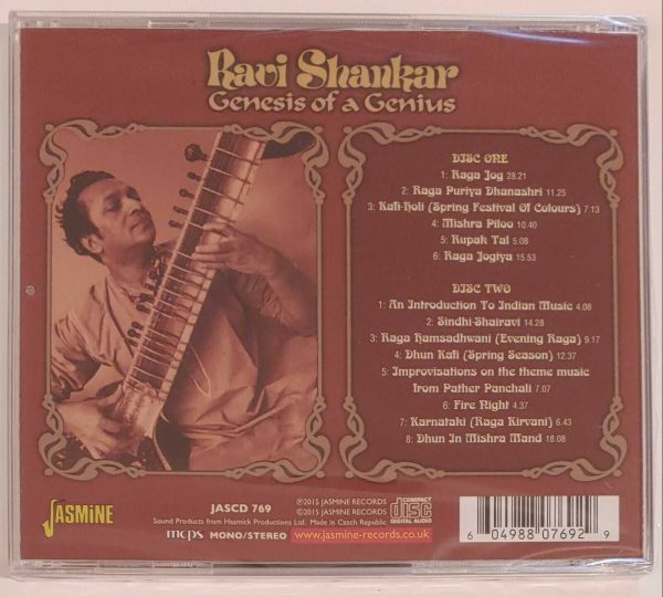 RAVI SHANKAR - GENESIS OF A GENIUS  CD     BRAND NEW - Image 3