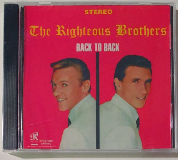 RIGHTEOUS BROTHERS - BACK TO BACK   CD     BRAND NEW