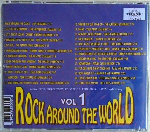 ROCK AROUND THE WORLD - CD - Vol. 1 - BRAND NEW - Image 3
