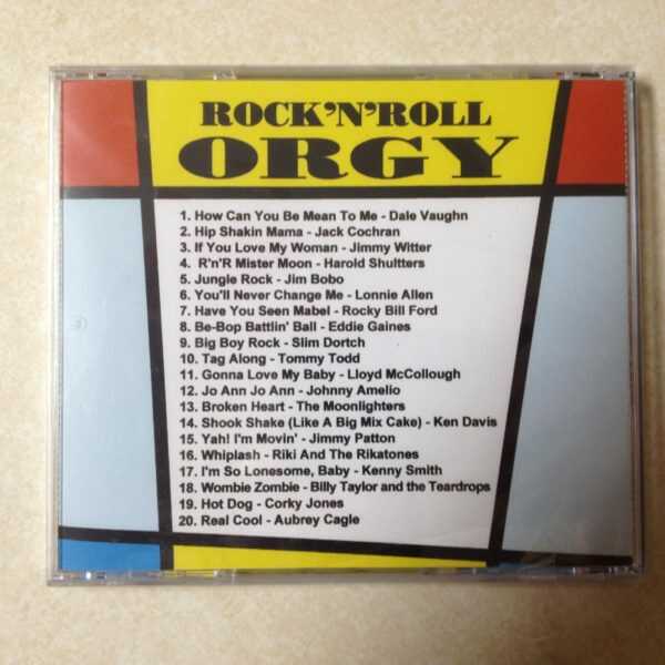 Rock'N'Roll Orgy CD - Vol. 4 - The Imaginations Satans Startones - BRAND NEW - Image 3
