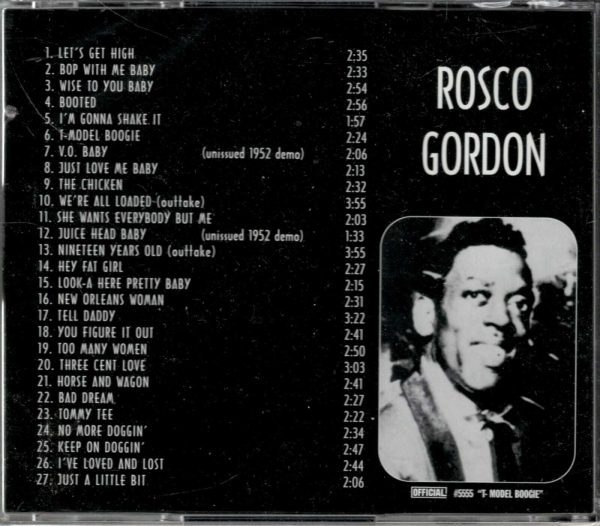 Rosco Gordon - T Model Boogie - CD - Image 3