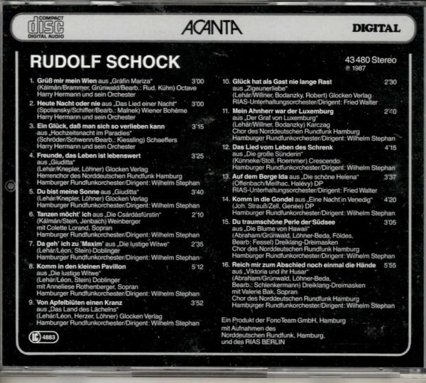 Rudolf Schock - CD - Image 3