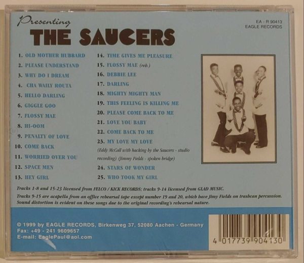 SAUCERS, PRESENTING THE  CD     BRAND NEW - Image 3