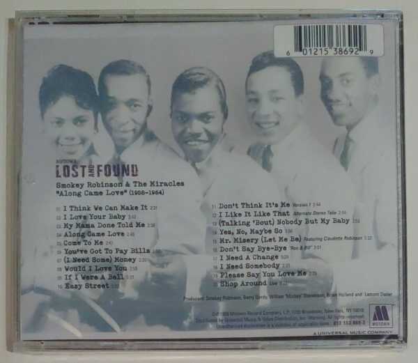 SMOKEY ROBINSON & MIRACLES - LOST AND FOUND   CD     BRAND NEW - Image 3
