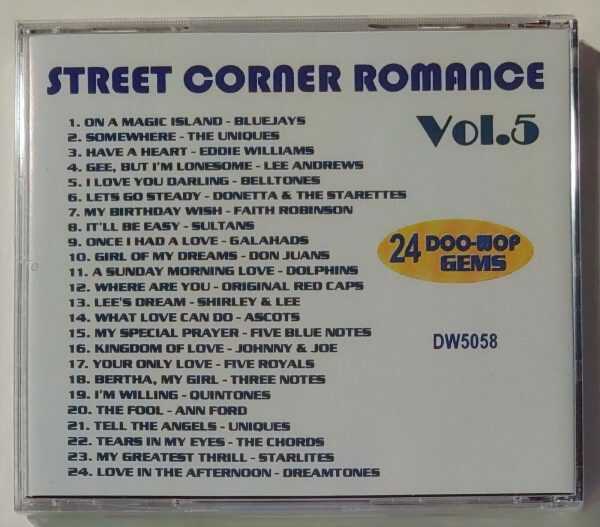STREET CORNER ROMANCE - VOL 5   CD     BRAND NEW - Image 3