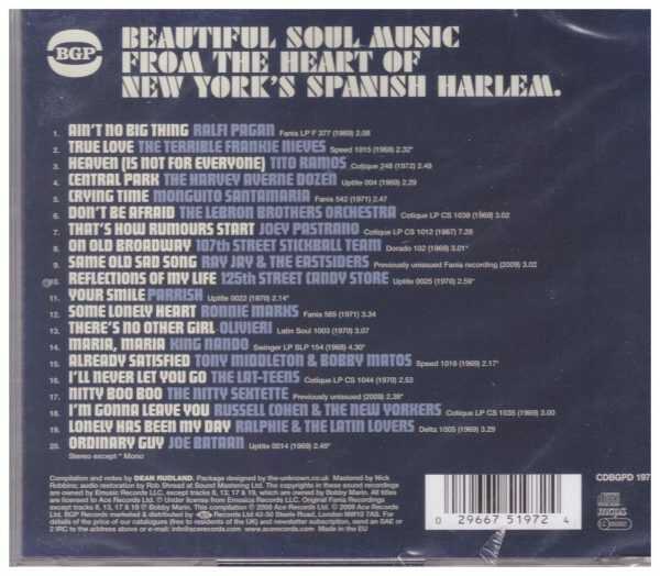 Soul of Spanish Harlem CD   Brand New    20 Soul Tracks on BGP Label - Image 3