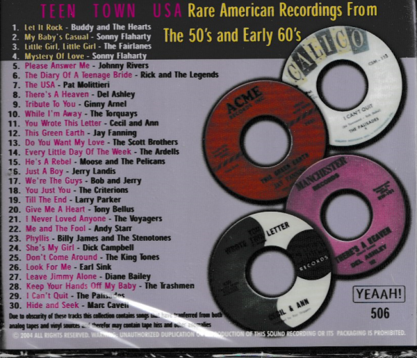 TEEN TOWN USA VOL 6 CD - BRAND NEW - Image 3