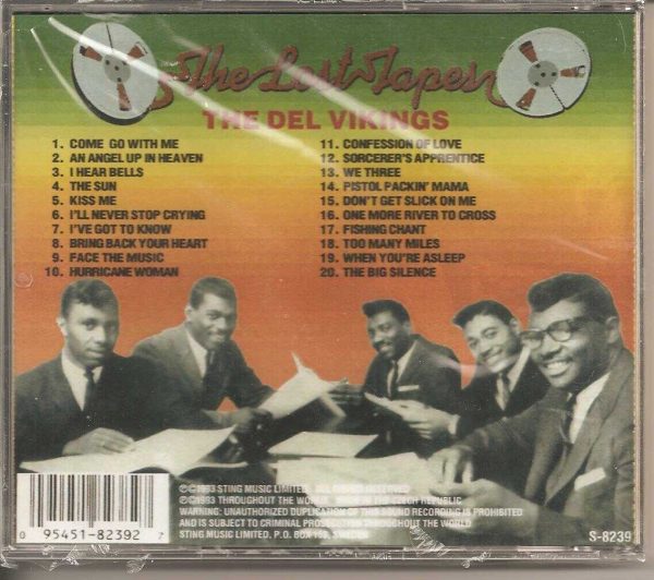 THE DEL VIKINGS - CD - The Lost Tapes - BRAND NEW - Image 3