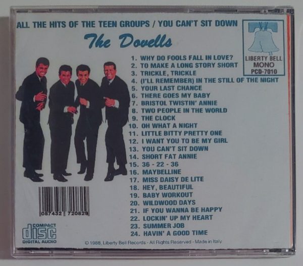 THE DOVELLS - ALL HITS OF TEEN GROUPS / YOU CAN'T SIT DOWN   CD BRAND NEW - Image 3