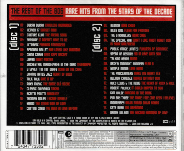 THE REST OF THE 80's CD BRAND NEW - Image 3
